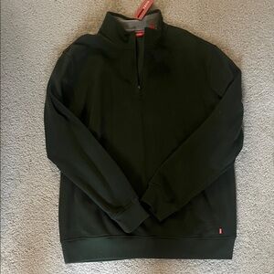 IZOD Men's Green Half-Zip Sweater